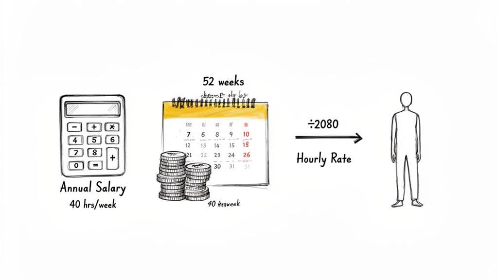 How to Calculate Your Hourly Rate From a Salary