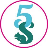5 Squirrels logo